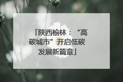 陕西榆林：“高碳城市”开启低碳发展新篇章