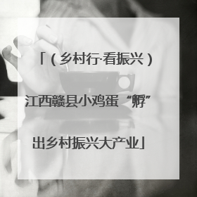 （乡村行·看振兴）江西赣县小鸡蛋“孵”出乡村振兴大产业
