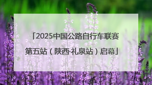 2025中国公路自行车联赛第五站（陕西·礼泉站）启幕