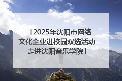 2025年沈阳市网络文化企业进校园双选活动走进沈阳音乐学院
