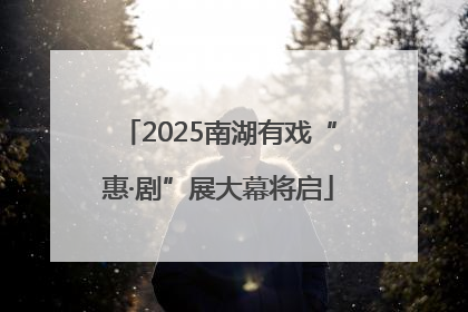 2025南湖有戏“惠·剧”展大幕将启