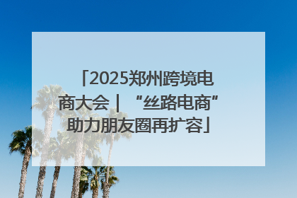 2025郑州跨境电商大会｜“丝路电商”助力朋友圈再扩容