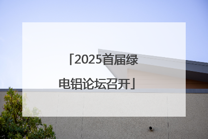 2025首届绿电铝论坛召开