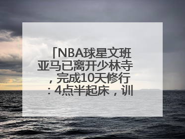 NBA球星文班亚马已离开少林寺，完成10天修行：4点半起床，训练强度高于武僧